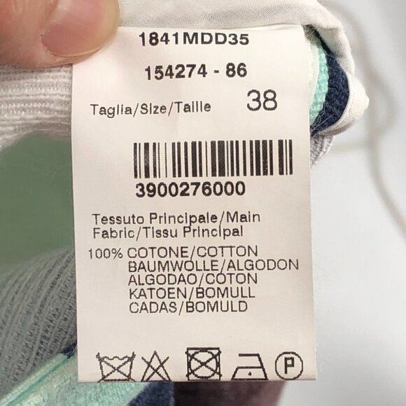 MSGM Flared Miniskirt w/ Color Block patch Pattern Multicolor size EU 38 - Picture 8 of 16